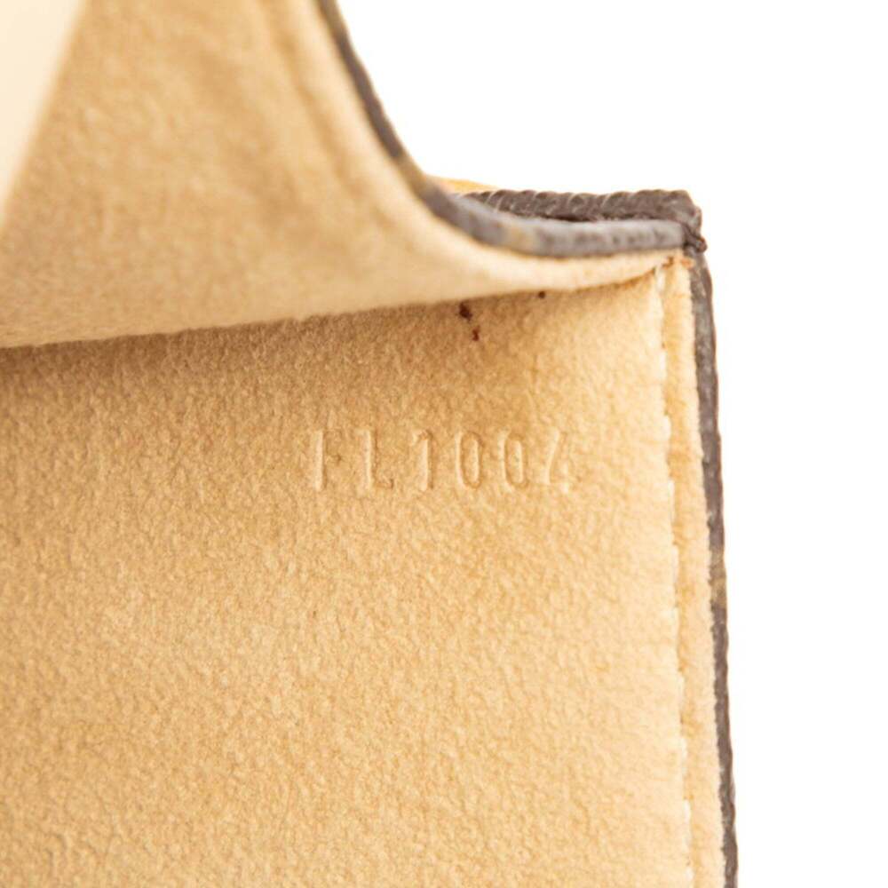 LOUIS VUITTON Authentic Brown Monogram Leather Pochette Hobo Bag - Picture 6 of 7